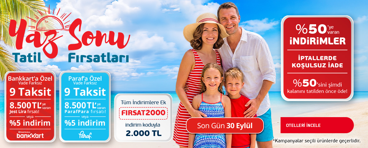 Yaz Fırsatları Kampanyası